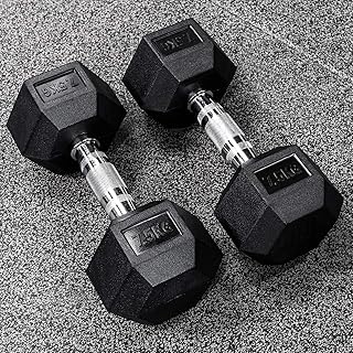 METIS Mancuernas Hexagonales | Par de Pesas | Material Fitness y Musculación [2,5KG-30KG] | GANA Musculo y Pierde Grasa