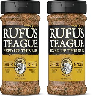 Chick N' Rub, 2 Pack, Premium Barbecue Seasoning & Dry Rub for Smoking and Grilling, Award-Winning Flavor for Chicken, Turkey, Eggs, Vegetables & More, Gluten-Free, 6.2 oz