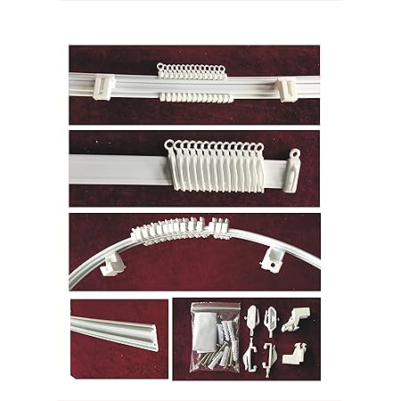 Set Bastone Tende Elba - Binario Ø16/19mm, Colore Avorio, Lunghezza Regolabile 120-210cm - Foto 11