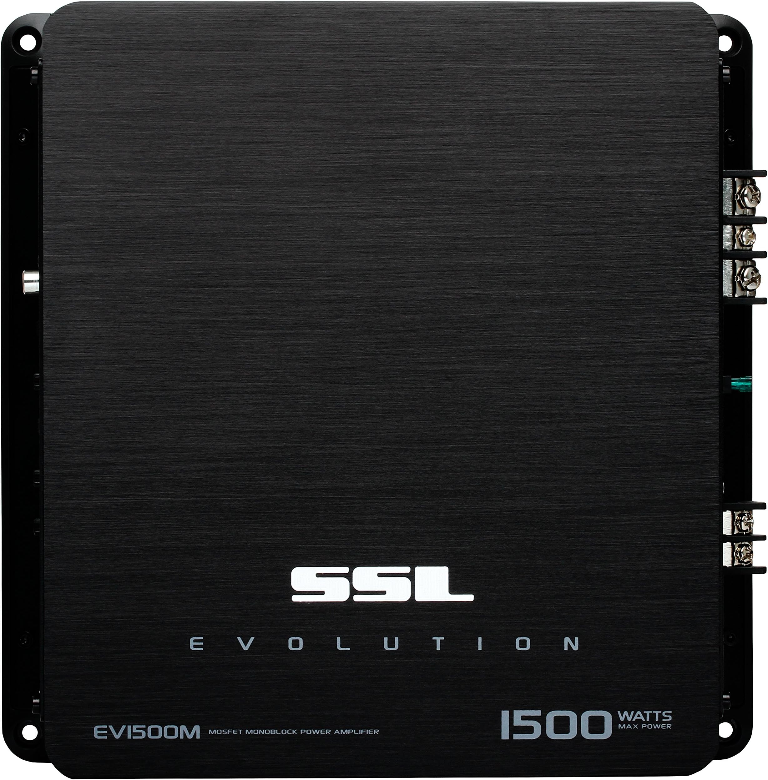 Sound Storm Laboratories EV1500M Evolution Series Car Audio Amplifier - 1500 High Output, Monoblock, Class A/B, 2 Ohm Stable, High/Low Level Inputs, Low Pass Crossover, Hook Up To Stereo and Subwoofer