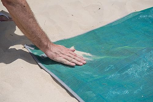 Miniatura 5 de CGear - Alfombrilla de camping original sin arena para aventuras al aire libre, 9.8 x 9.8 ft, color verde