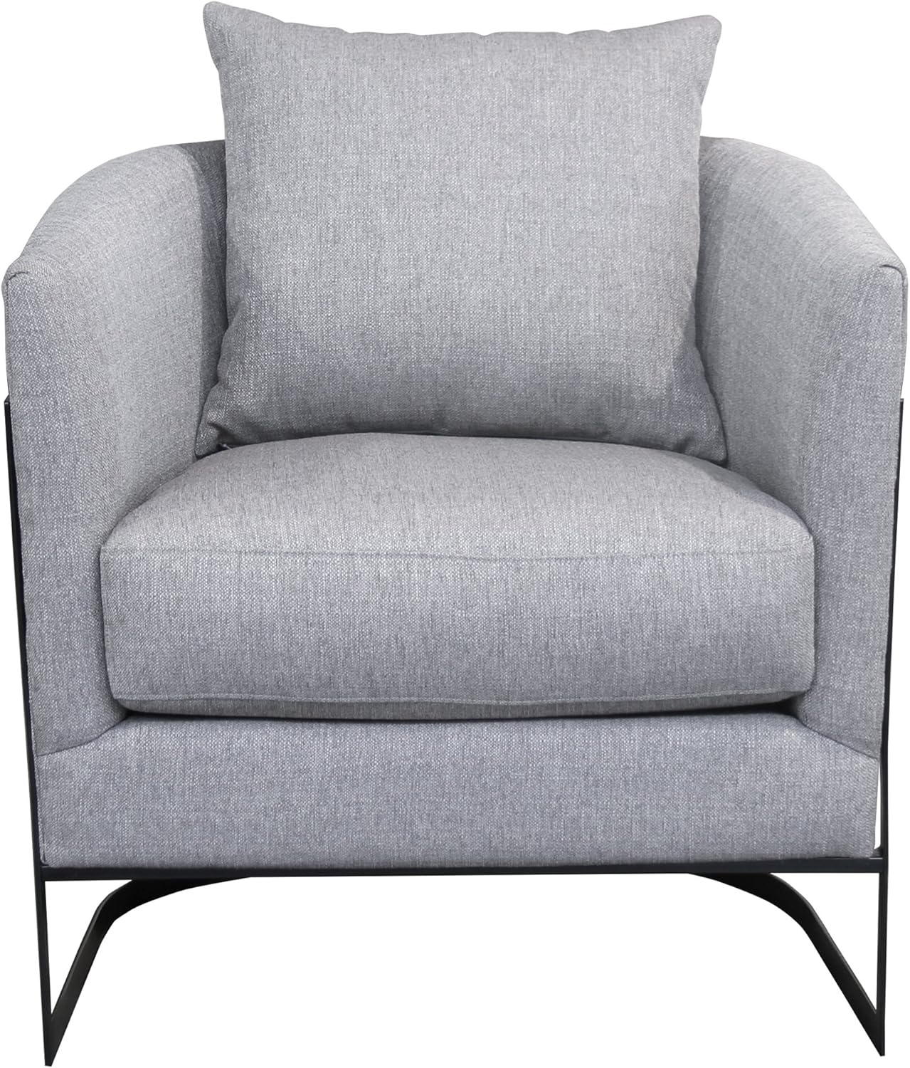 Armen Living Accent Chair, Gray