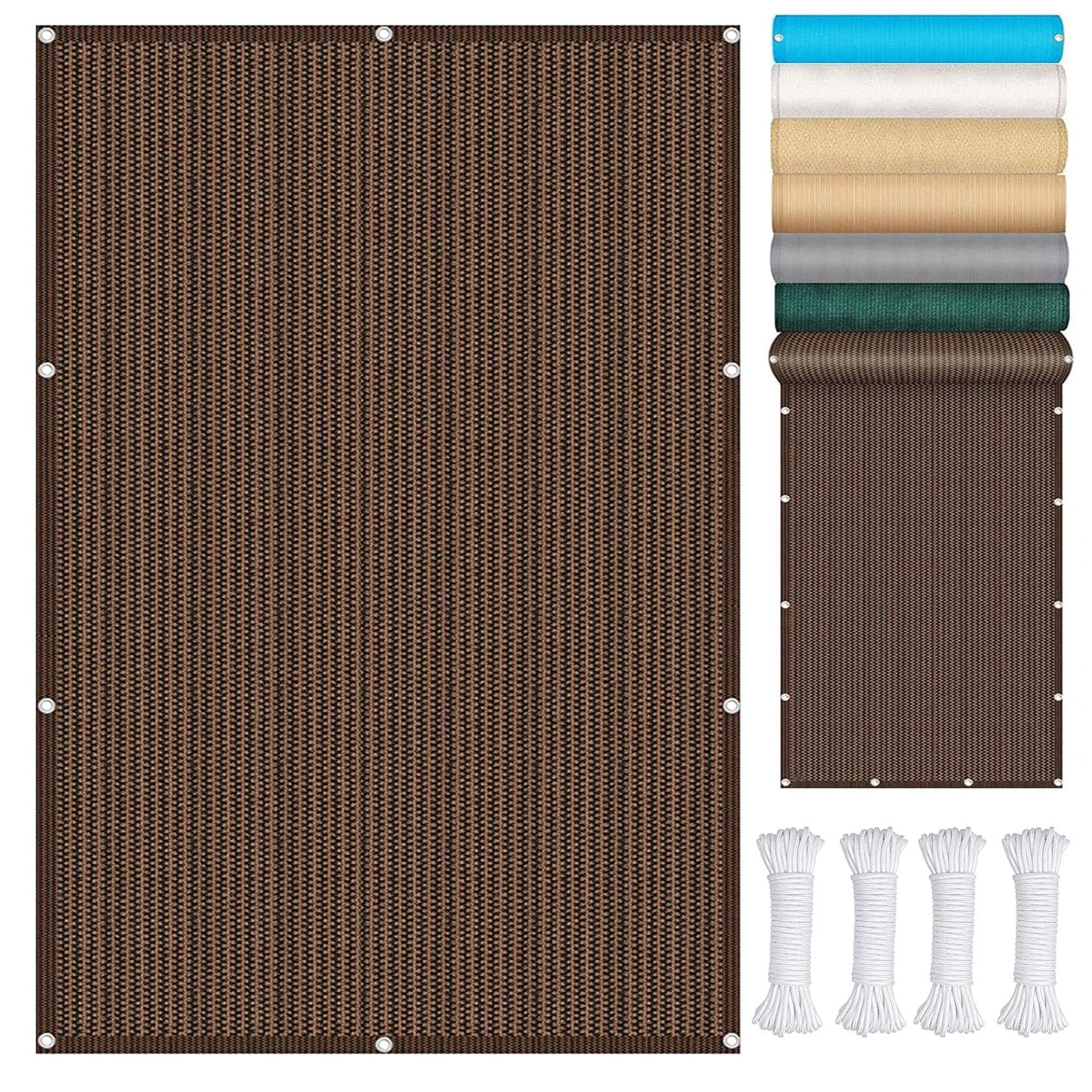 Voile d'ombrage de haute qualité en tissu HDPE pare-soleil 1,2x1,2 m