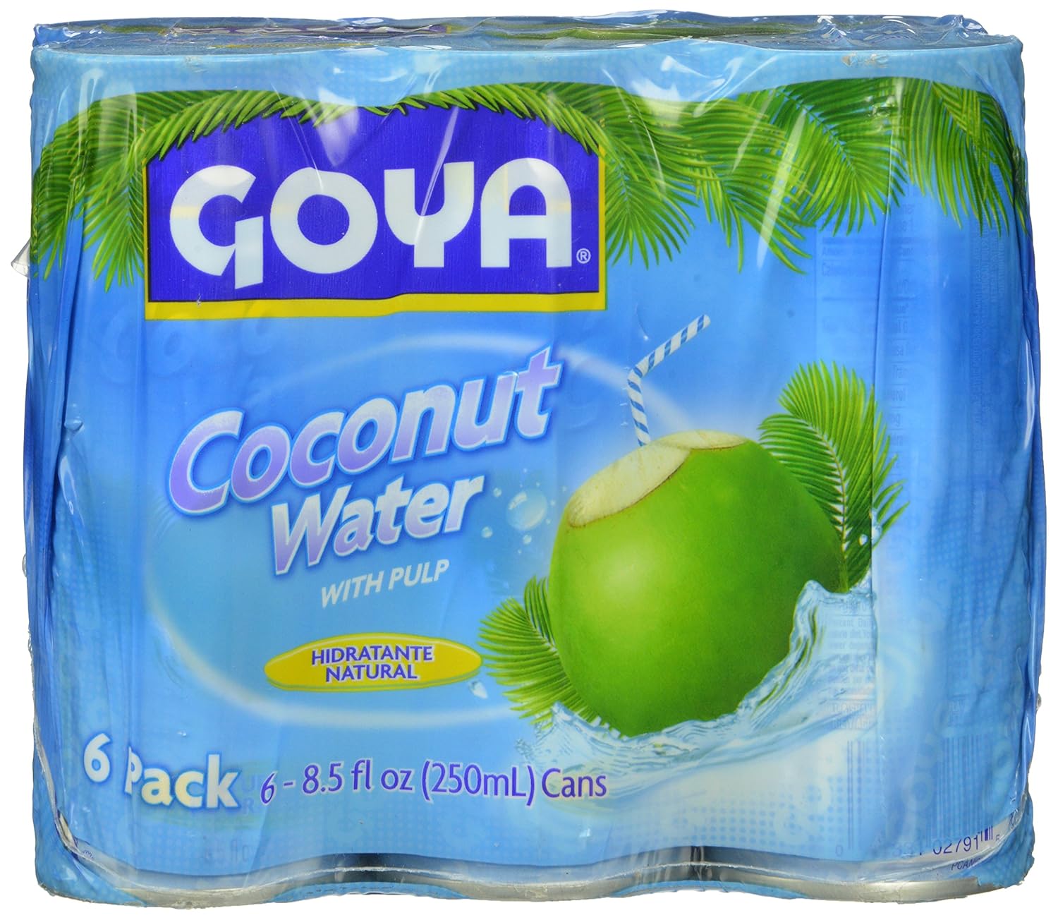 Goya Coconut Water, 8.5 Fl Oz (Pack of 6)