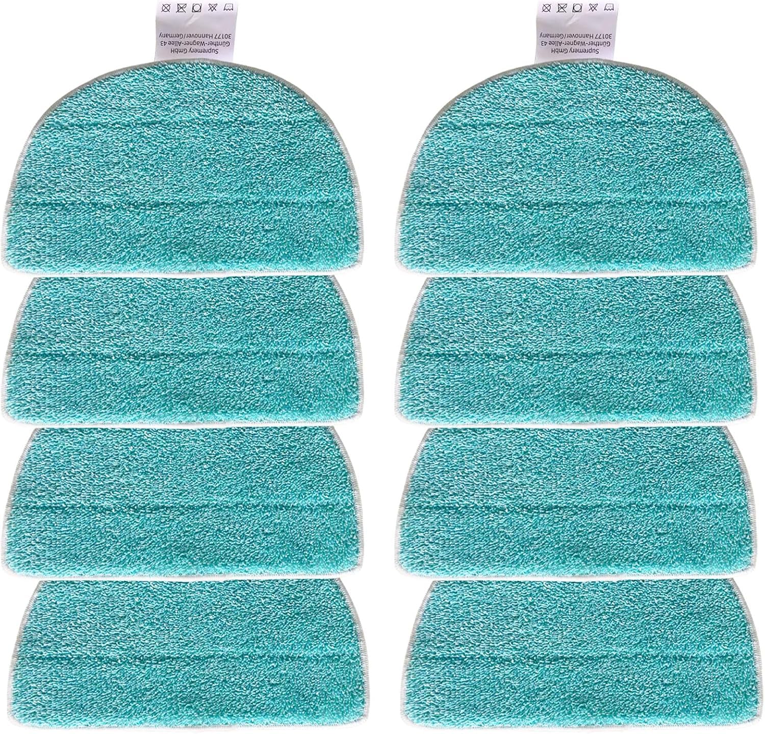10 Panni In Microfibra Per Pulitore A Vapore, Tampone Di Ricambio Lavabili, Ricambi Vaporetto, Panno Di Ricambio In Microfibra SC1, SC2, SC3, SC4, SC5, SV7, Panno Per Pulire Vetri Interni Auto - 7