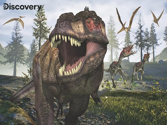 PRIME 3D Dinosaur, 100-Piece 3D Jigsaw Puzzle, 12x9