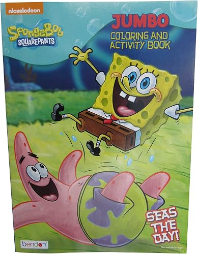 Nickelodeon SpongeBob Seas the Day Jumbo Coloring and Activity Book