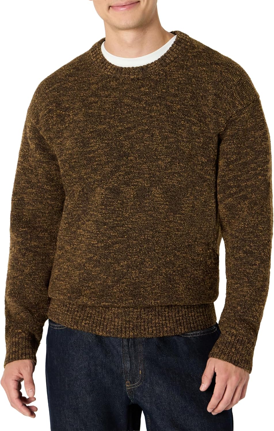 Amazon Essentials (Demi's Pick Men's Relaxed-Fit Multi-Color Heavyweight Crewneck Pullover Sweater