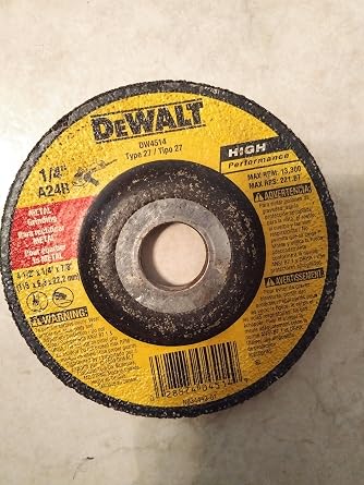 DEWALT Grinding Wheel for Metal, 4-1/2-Inch DW4514