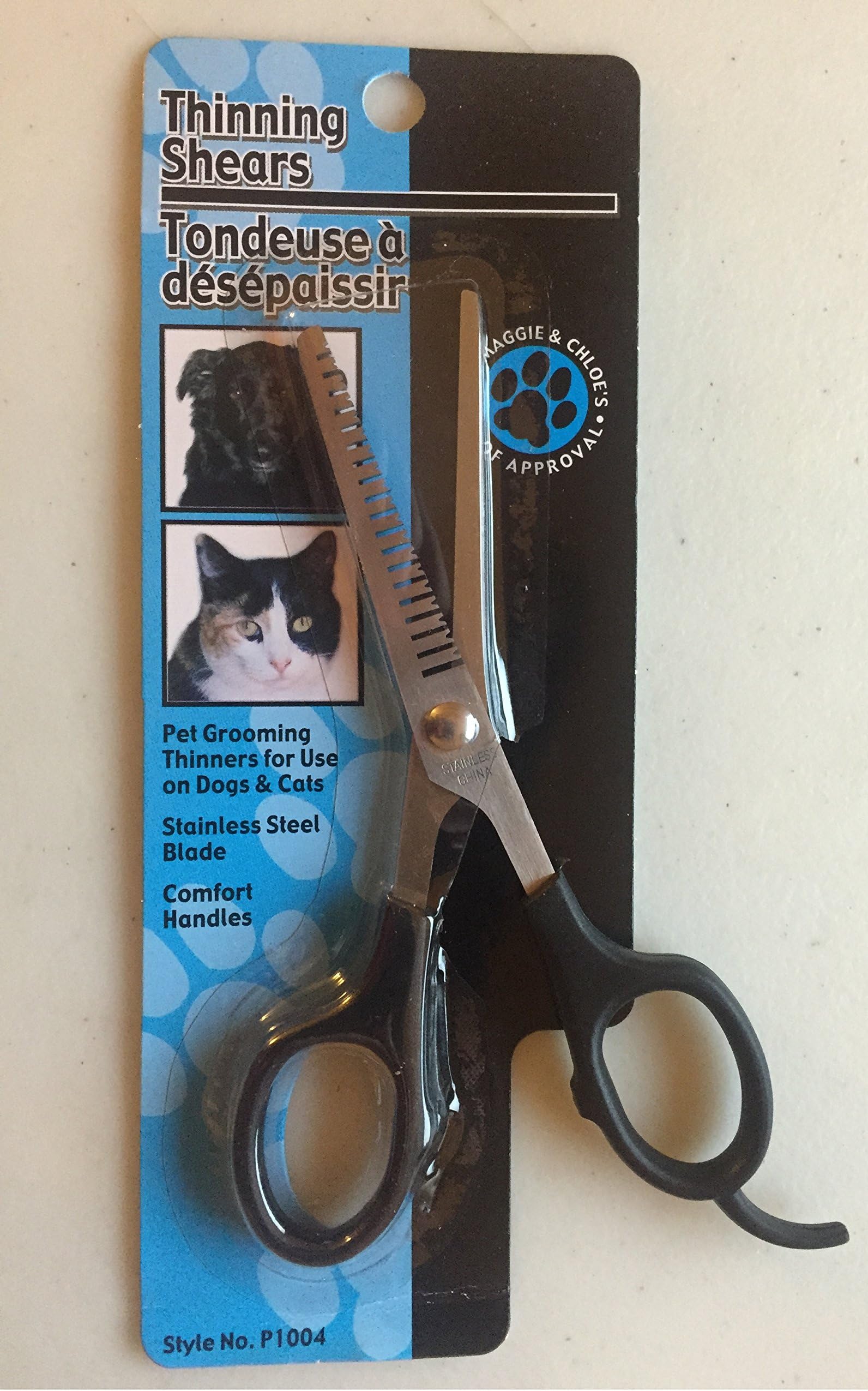 #1 Pet Grooming Scissors for Dog, Cat, Horse, Animal Thinning Shears