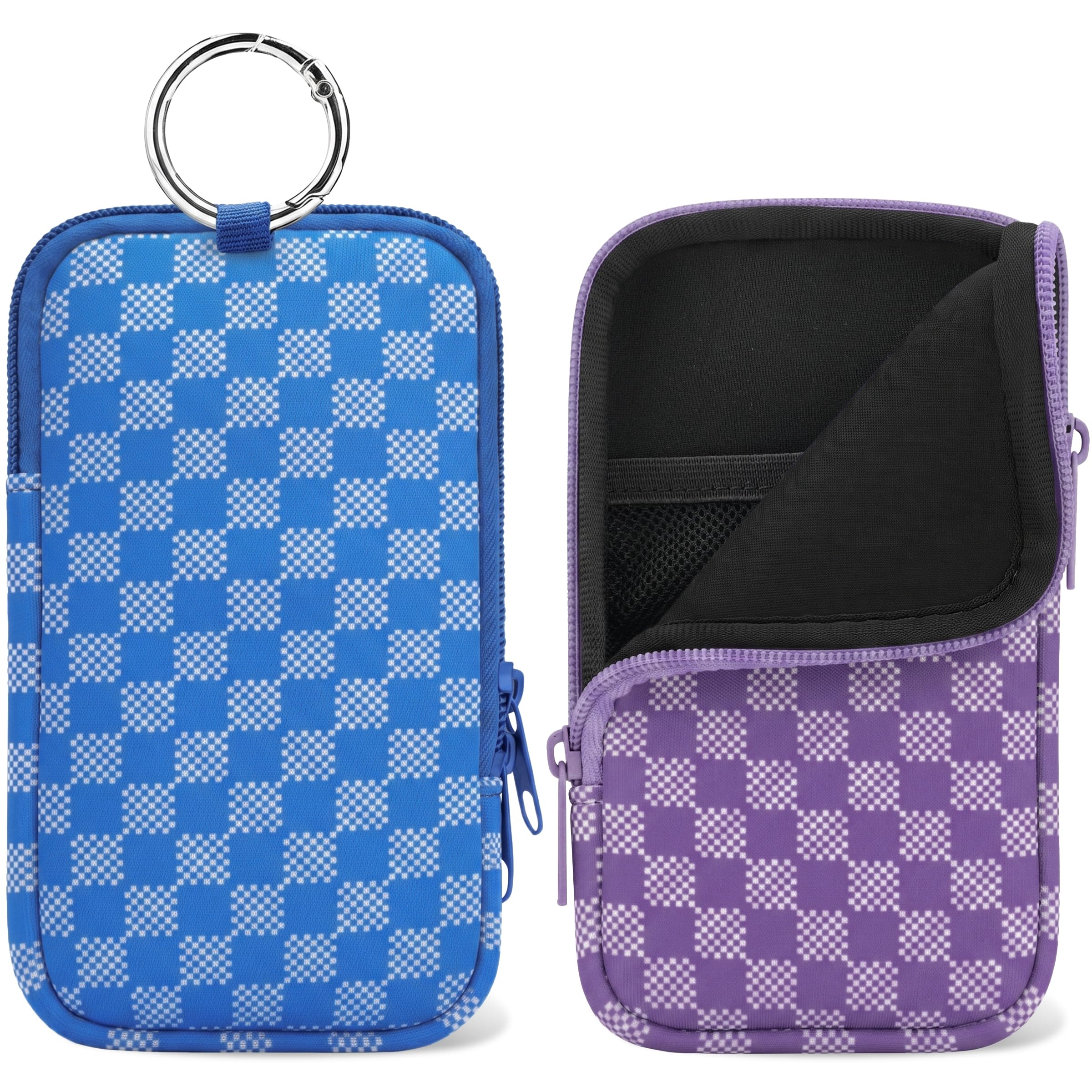 2PCS Tampon Holder Zipper Pouches Portable Period Bags