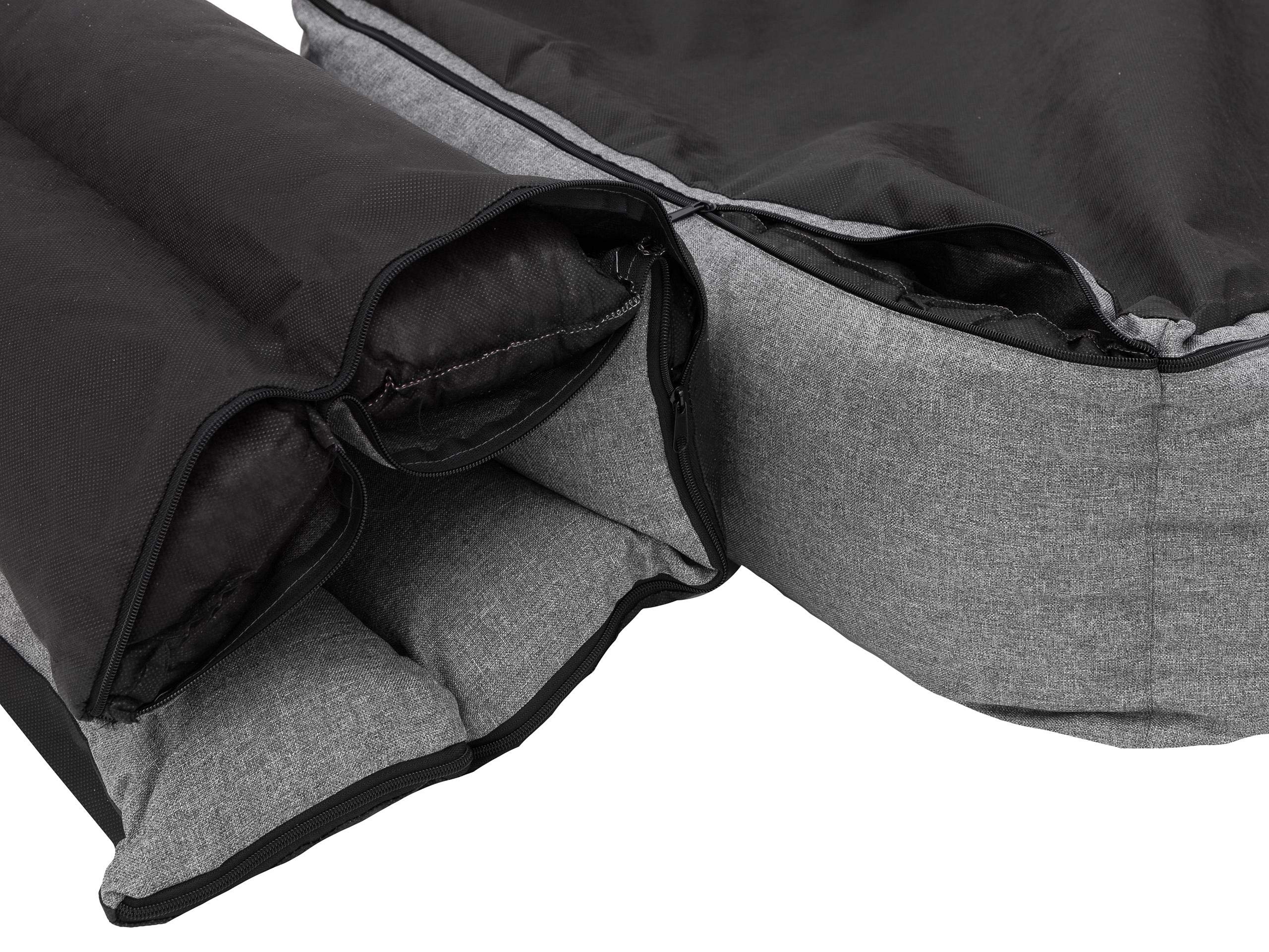 PillowPrim Łóżko dla psa, sofa dla psa, poduszka dla psa, kanapa dla psa, łóżko dla zwierząt, miękkie legowisko dla zwierząt domowych, rozmiar XXXL 140 x 110
