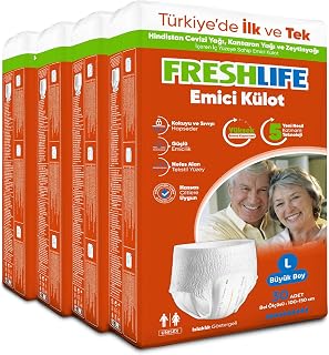 Freshlife Large Emici Külot 30’lu 4 Paket (120 Adet)