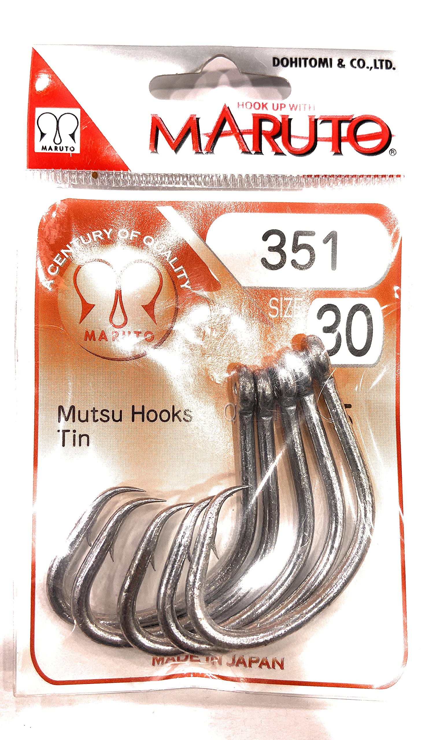 MARUTO351 Size 30 Mutsu Hooks Tin