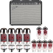 JJ Kit - Tube Kit for a Fender Twin Reverb Amp for Guitar Amplifiers RUBY