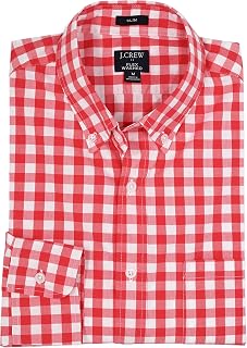 Men's Slim-fit Long-Sleeve Plaid Shirt