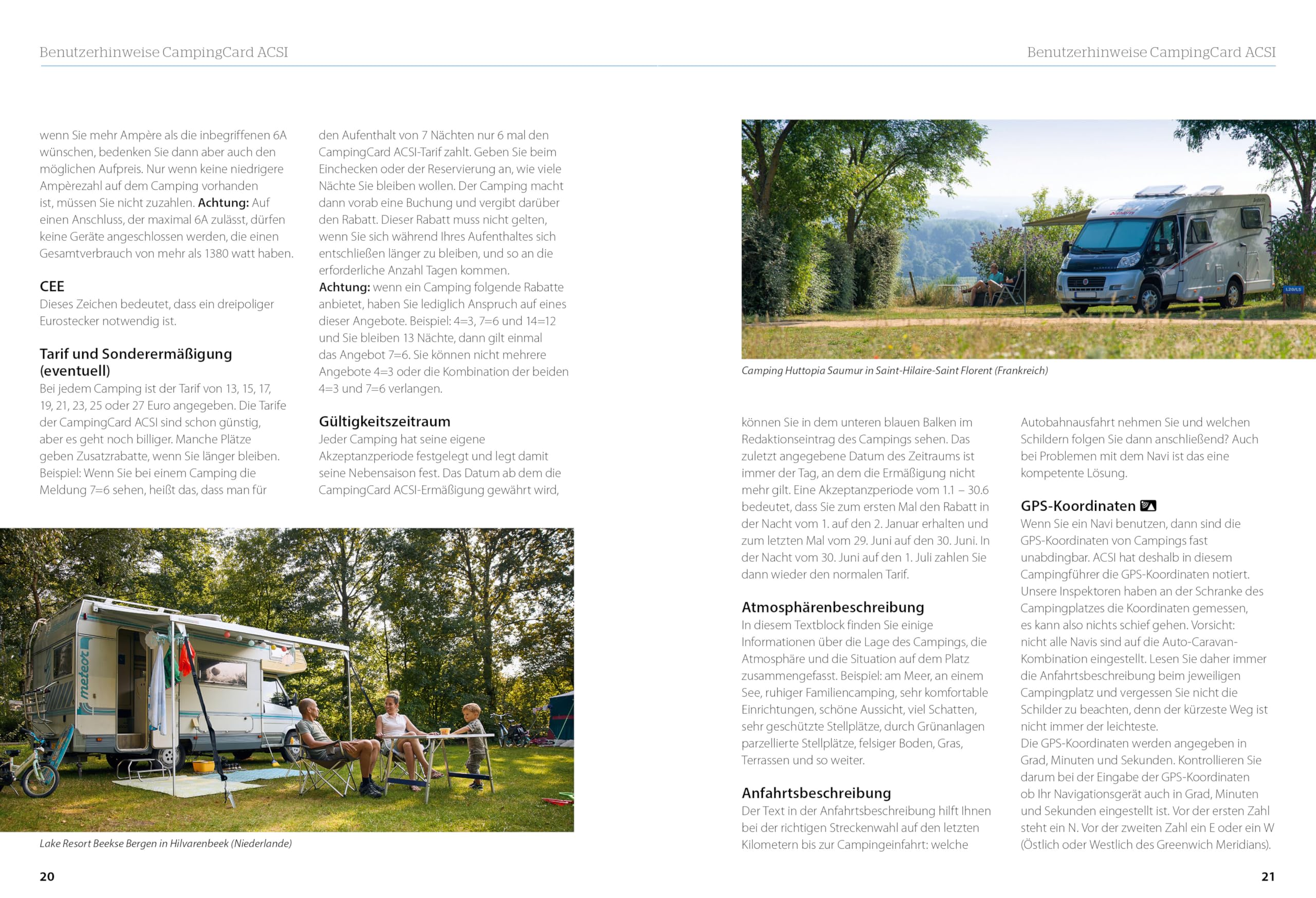 ACSI CampingCard & Stellplatzführer 2026: Bestehend aus 2 Bänden inkl. ACSI CampingCard Ermässigungskarte (Hallwag ACSI Campingführer)
