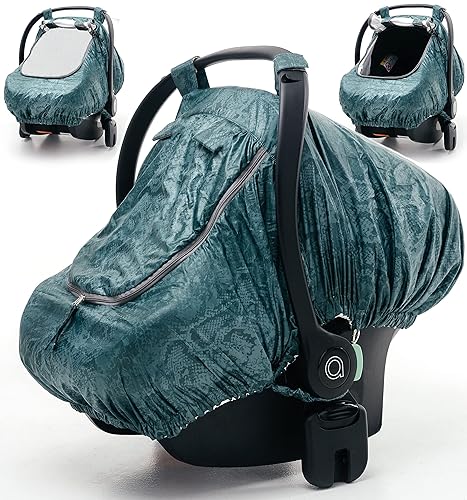 Fundas de asiento de automóvil de ajuste universal para bebés - Funda impermeable para asiento de automóvil para bebés y bebés con bolsa de