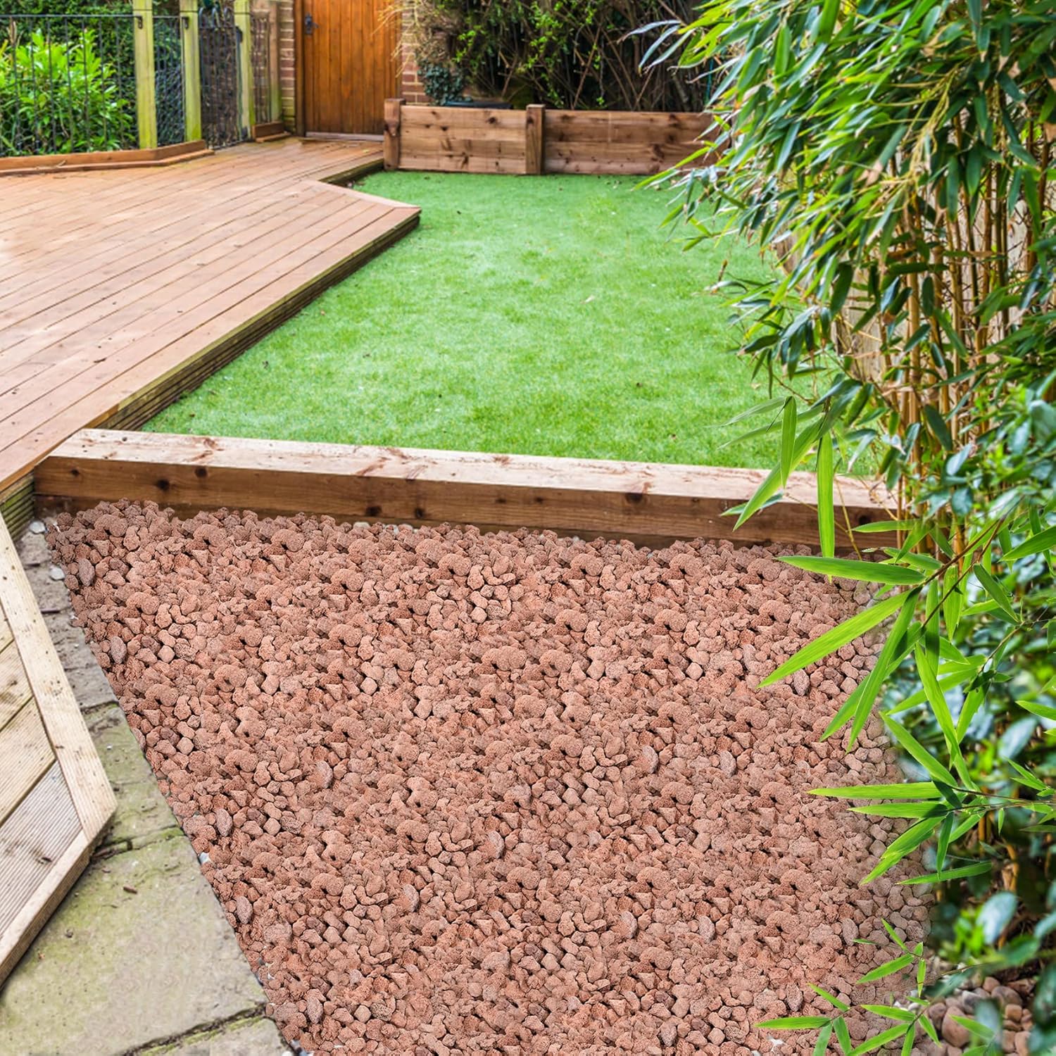 Onlyfire Red Lava Rock 10 Pounds Volcanic Lava Stones for Indoor Outdoor Fire Pits Fireplaces Gas Grill and Landscaping, 0.8-1.2 Inch (Pack of 2)