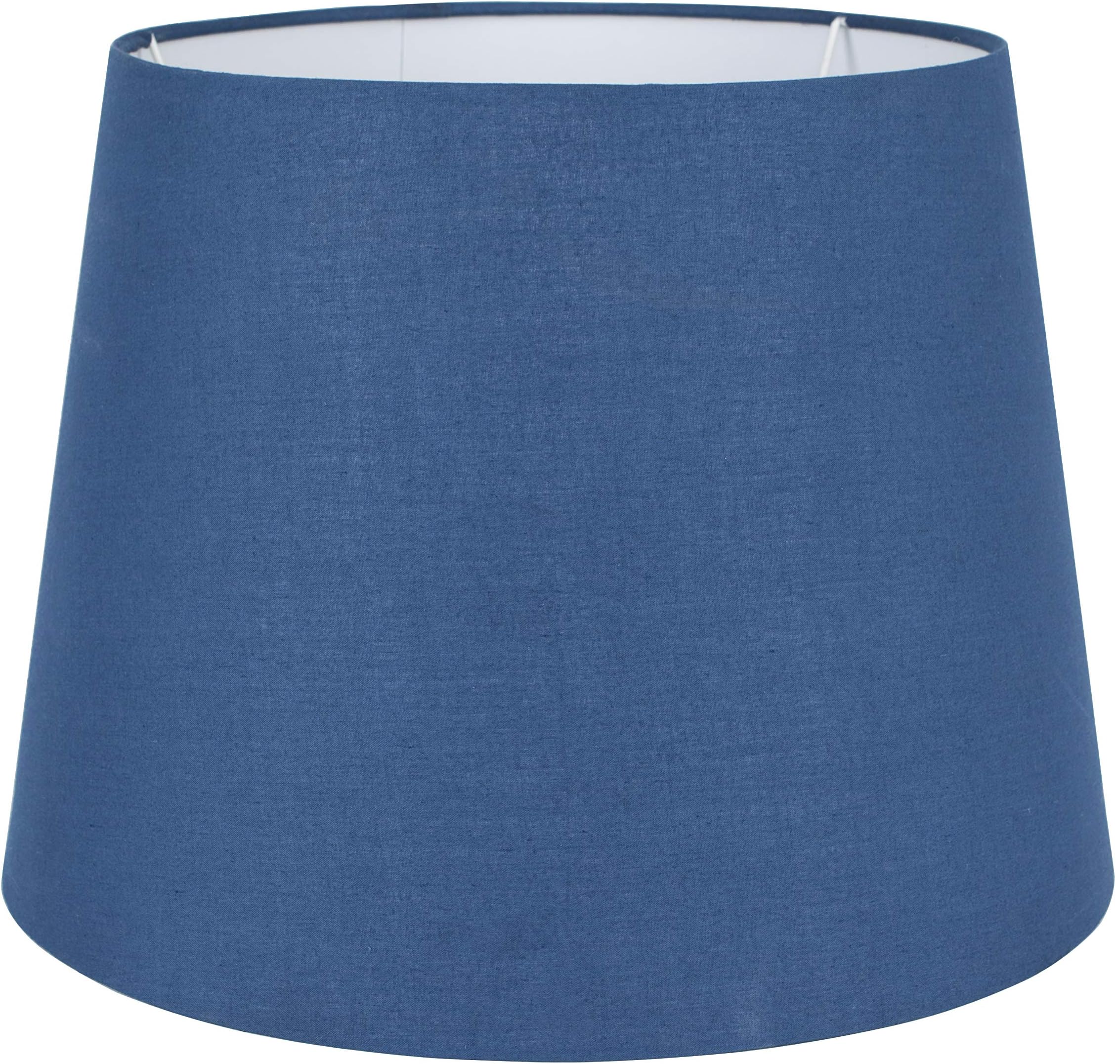 MiniSun | Modern Tapered Light Shade in a Navy Blue Fabric Finish | Floor Lamps & Torchieres, Home Décor & Improvement Essential | 350mm Shade Width