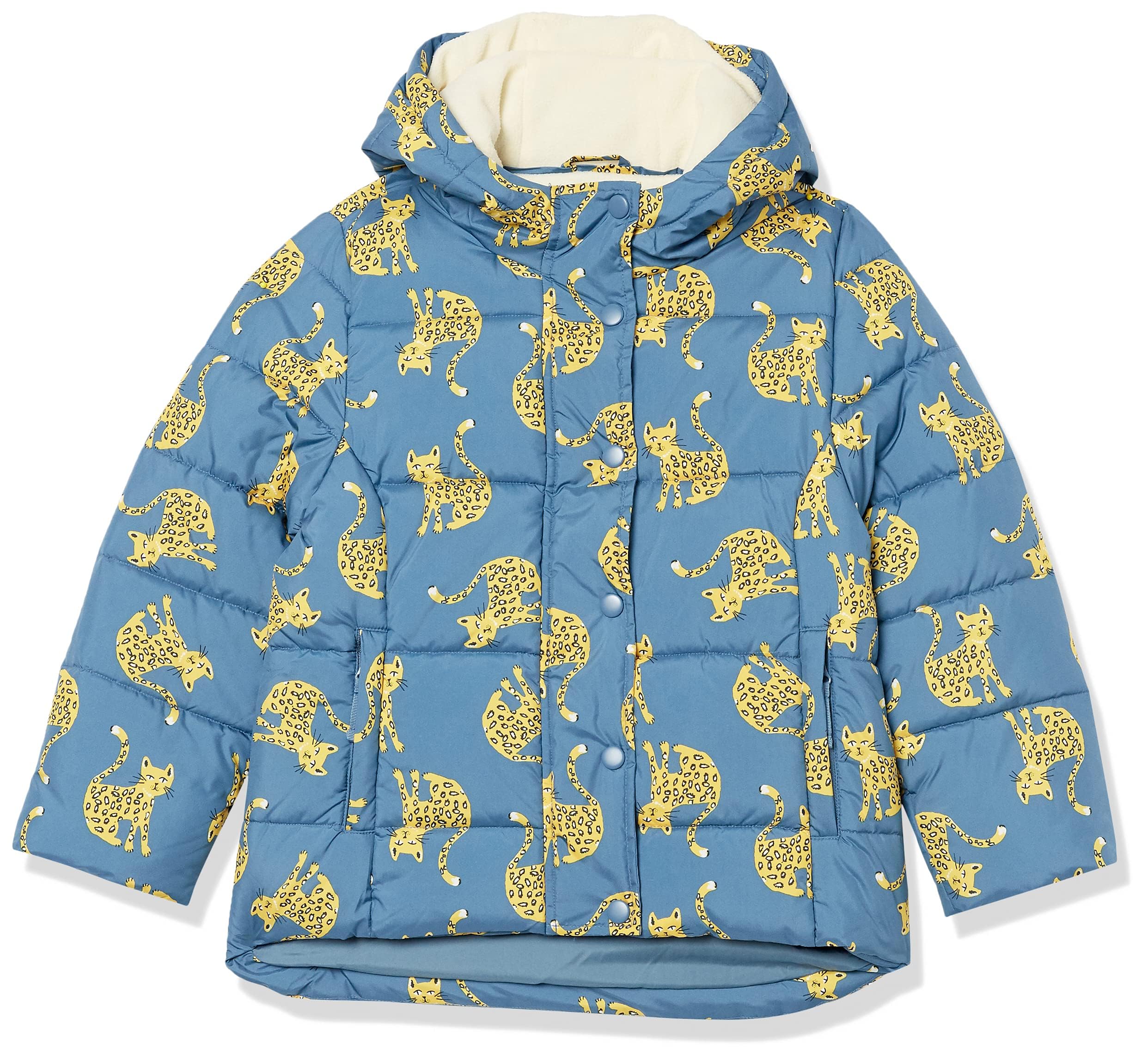 Amazon Essentials Chaqueta Gruesa y Acolchada con Capucha Niña