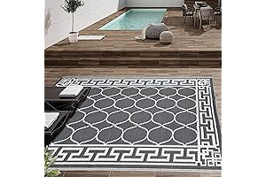 Easy-Going Reversible Outdoor Rug 4x6: A Weather-Resistant Delight for Outdoor Spaces