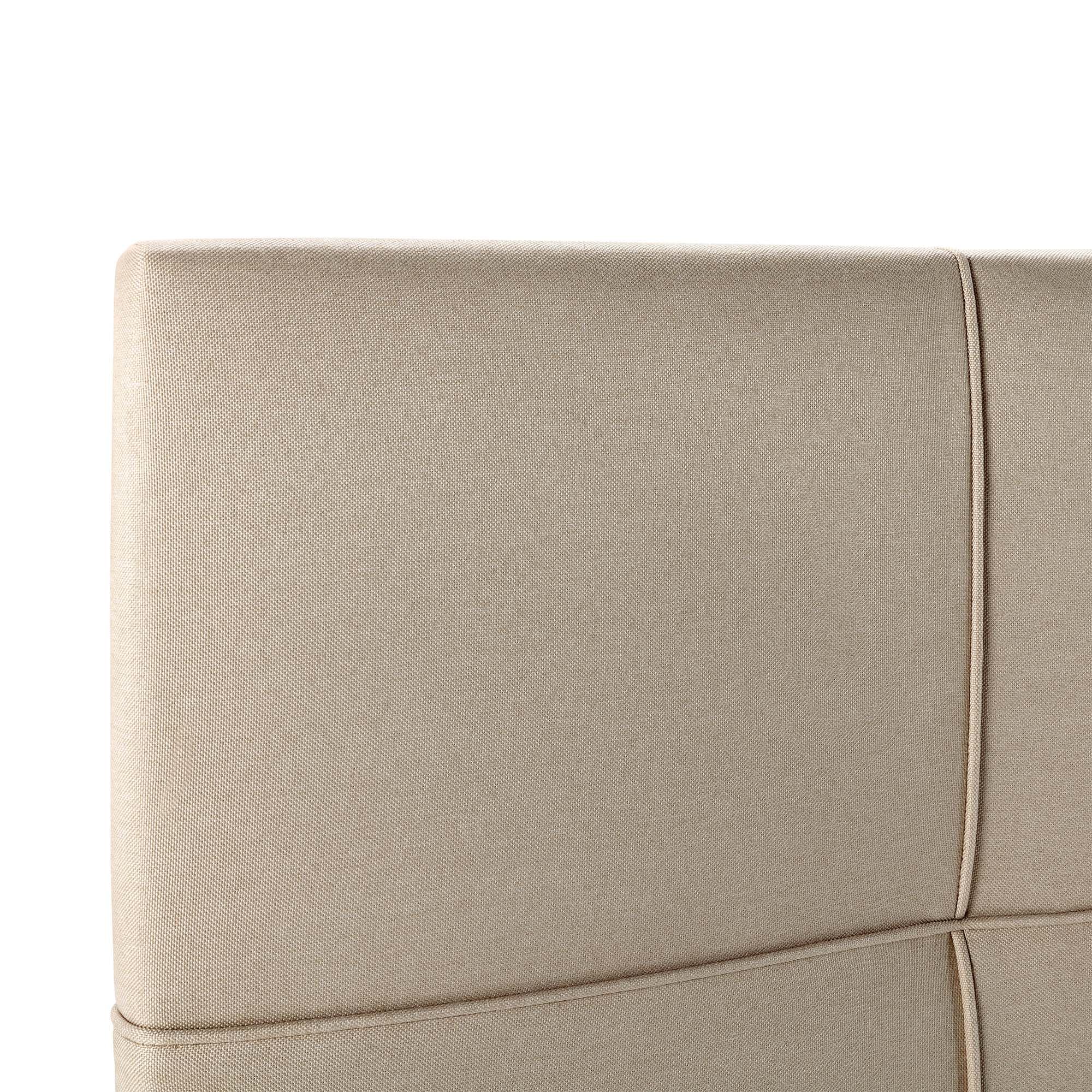 HOMN LIVING Cabecero tapizado Sicilia 150x60 cm Beige, Acolchado con Espuma, 6 cm de Grosor, Incluye herrajes para Colgar