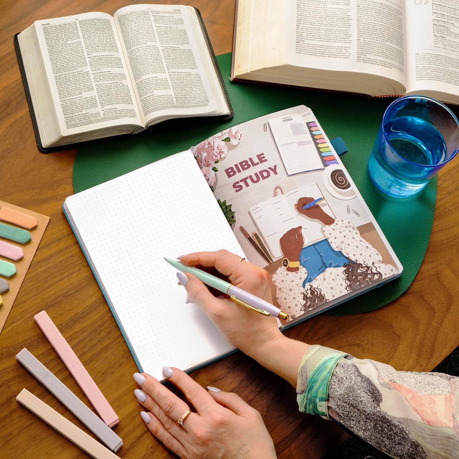 Clever Fox Bible Study Journal – Church Notes Notebook – Note Taking & Journaling Kit – Faith Based Religious Gifts & Accessories (Aquamarine) 4 91GQRhyXRrL. AC SL1500