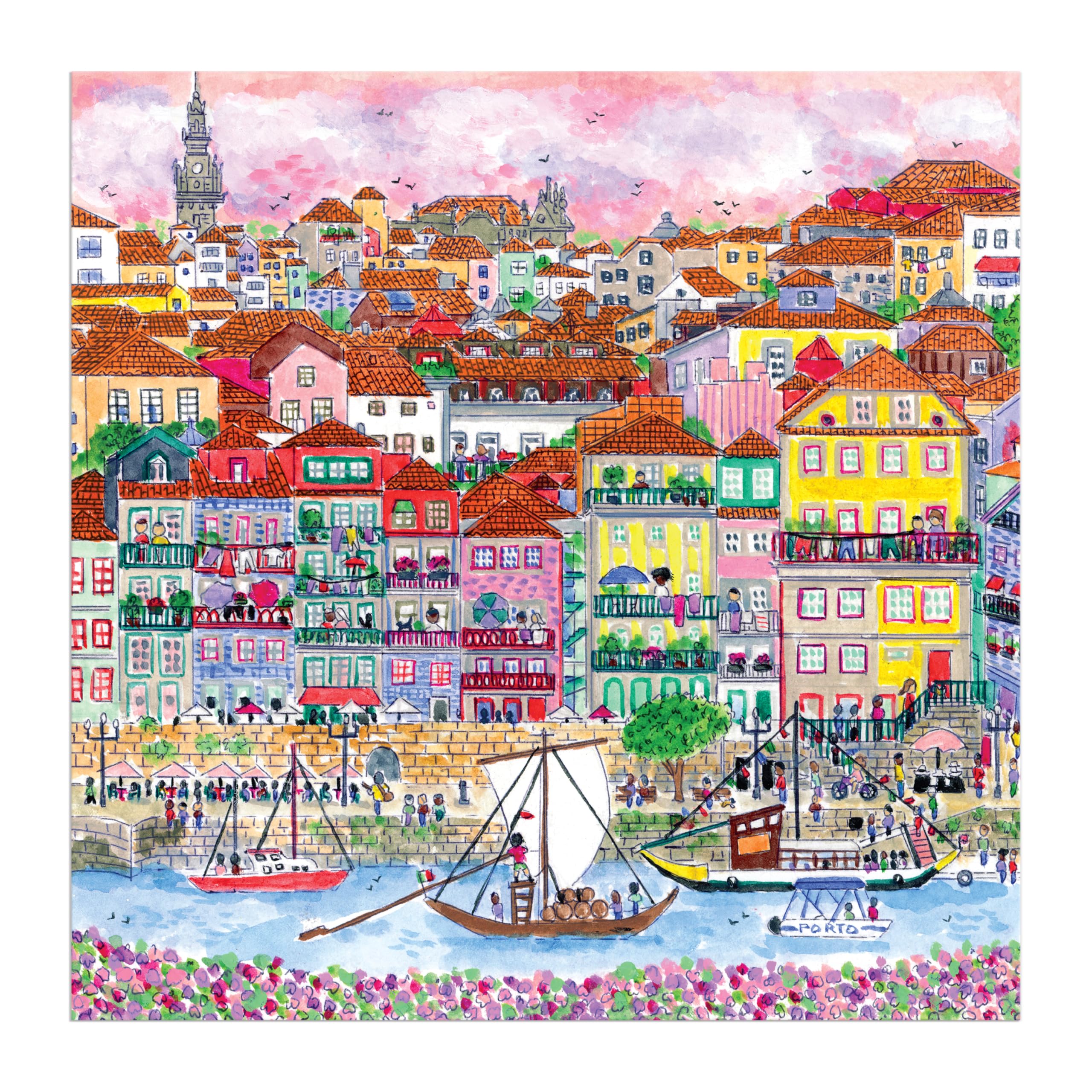 Amazon.com: Galison Colors of Porto – 500 Piece Michael Storrings