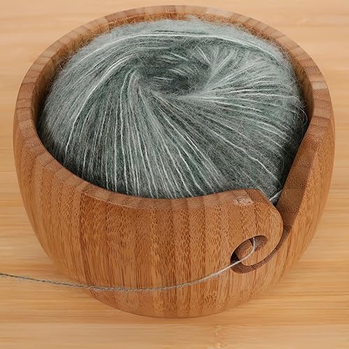 Vista 172 de JubileeYarn Mohair Elixir Yarn - 50 g/madeja Lana mezcla para bebé - Mimosa - 2 madejas 04 Mimosa