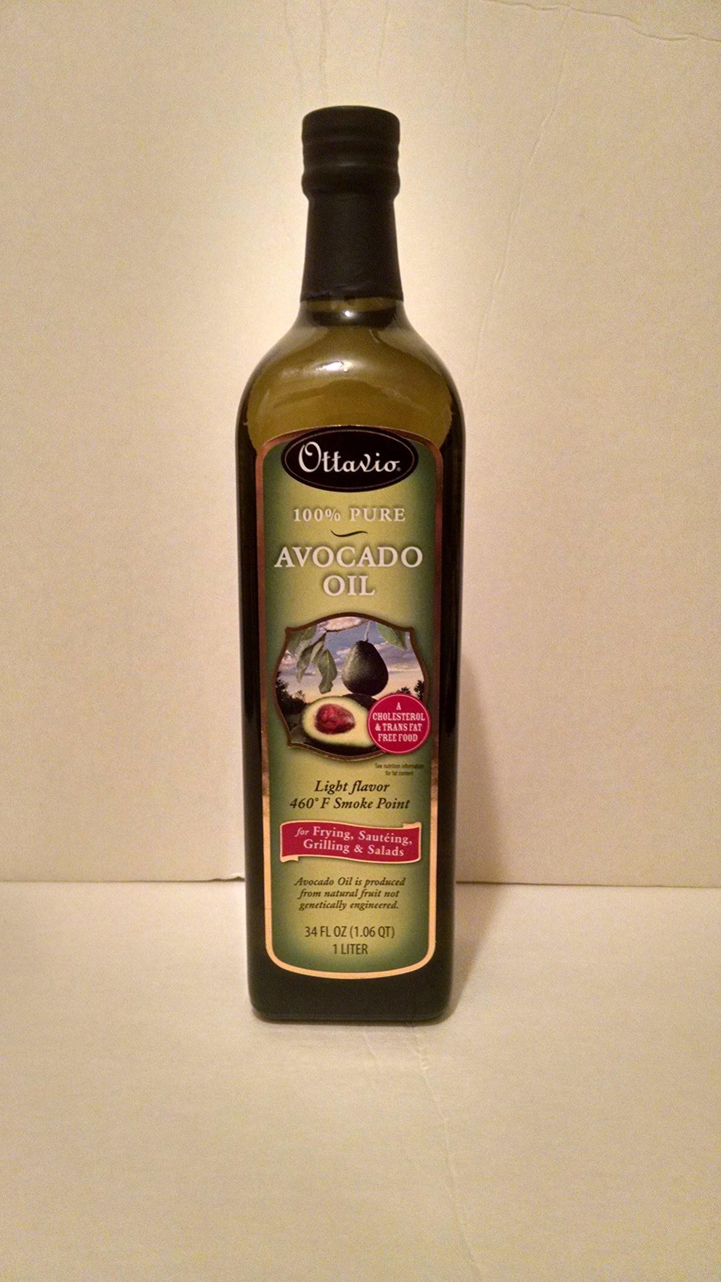 Avocado Oil, Ottavio 100% Pure 1 Liter (34 Oz)