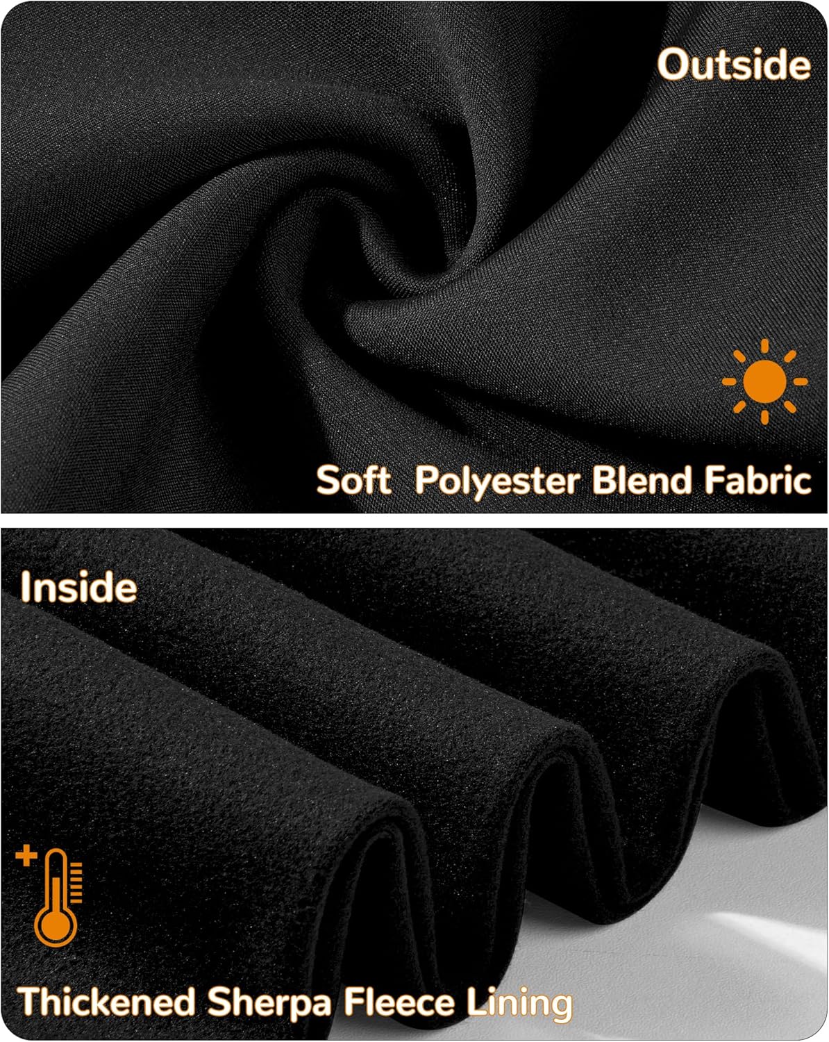 JOCMIC Girls Fleece Lined Leggings Athletic Winter Pants for Kids Warm High Waist Yoga Pant with Pockets - Image 6