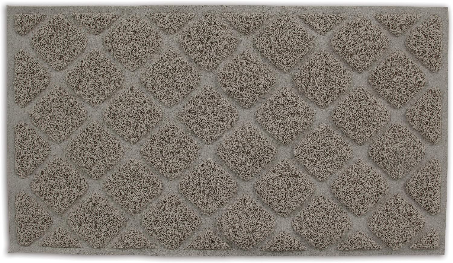 Petmate Grid Litter Catcher Mat, Stone
