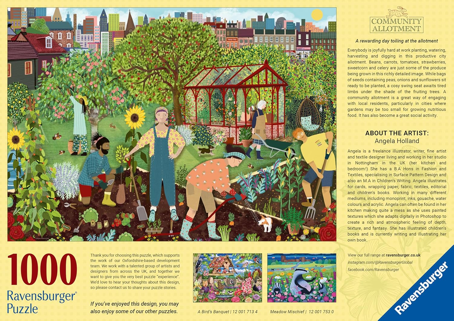 Ravensburger The Allotment 1000 Piece Puzzle for Adults