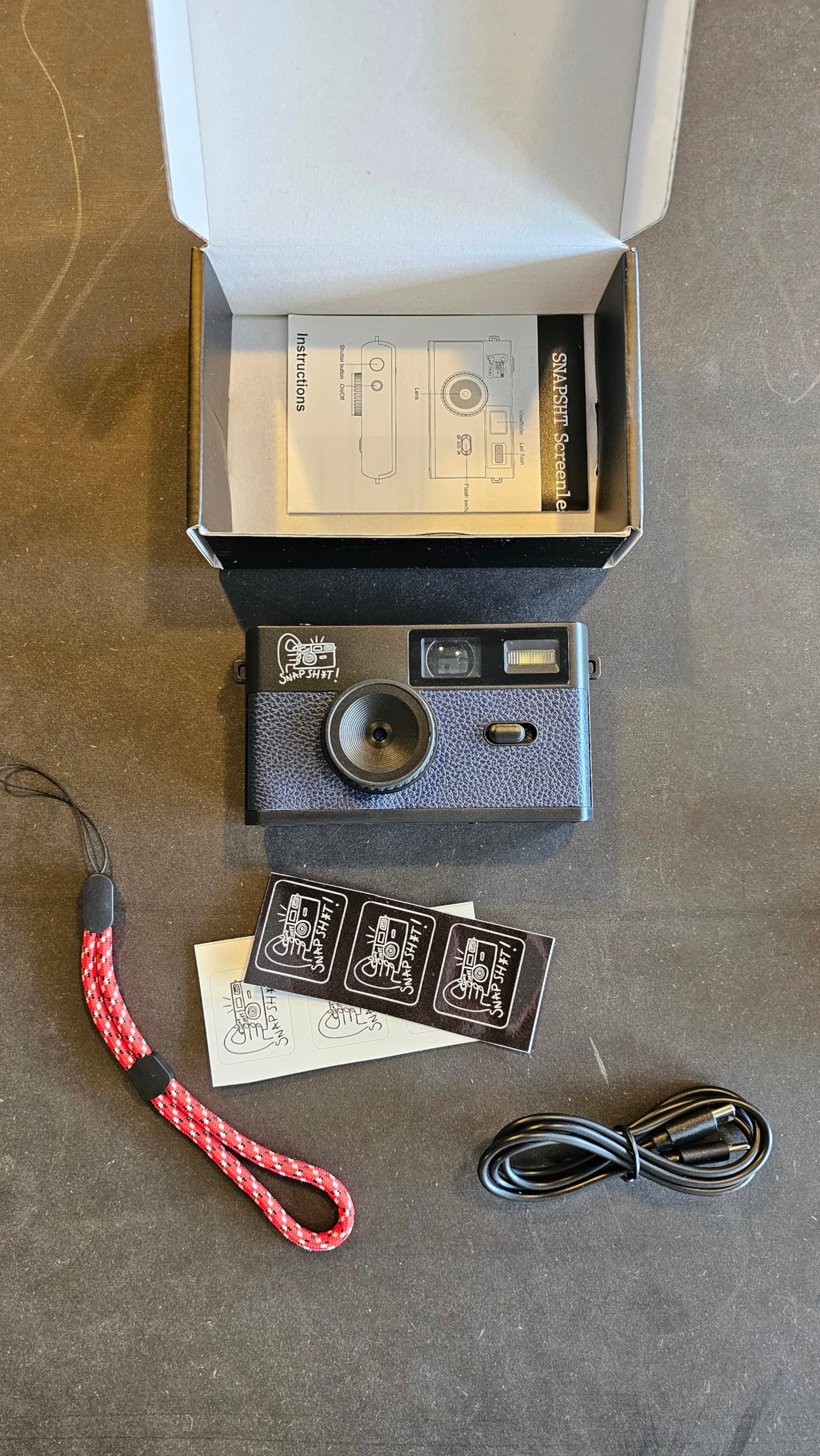 Screen-Free Digital Camera – Simple Point & Shoot Camera, No Screen, Easy to Use Camera, Replace Disposable with Reusable (Yellow) - 5