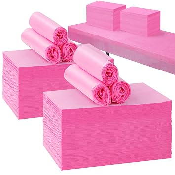 200 Pcs Disposable Bed Sheets 31" x 71" Massage Table Sheets Non Woven Fabric SPA Bed Cover Breathable for Massage Beauty Tattoos200 Pcs Pink