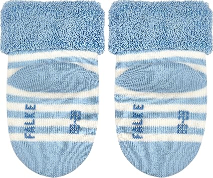 Falke Men,Clothing,Socks & Hosiery,Socks,Calf Socks FALKE Unisex Baby Erstlingsringel Socks, Cotton, Blue (Marine 6120), 1-6 months (1 Pair)