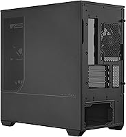 Vista 14 de ASUS Prime AP202 ARGB Black mATX carcasa de PC con vidrio curvo completamente templado, soporta tarjetas gráficas de hasta 420 mm de largo