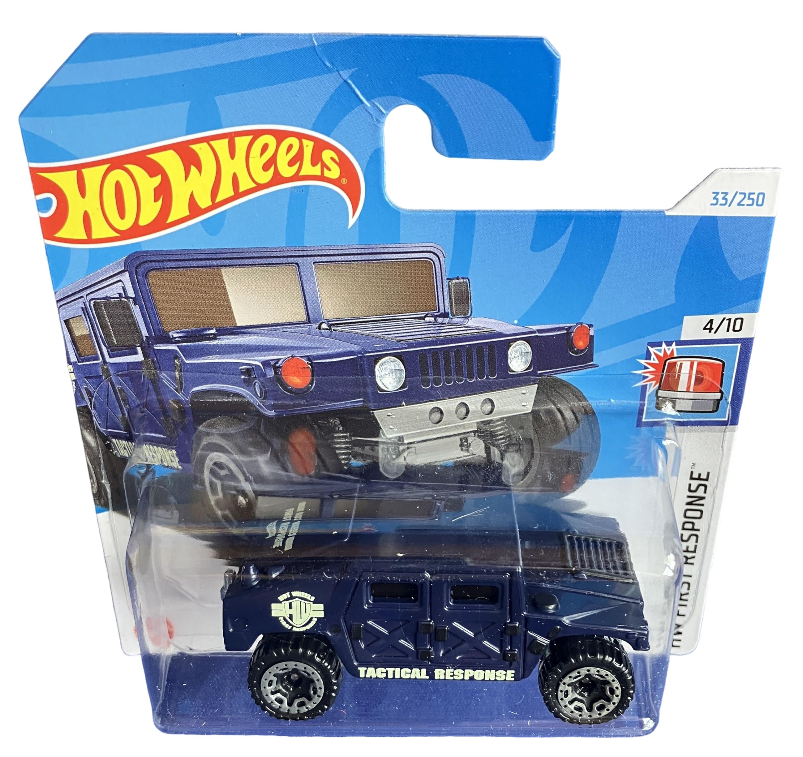 Hot Wheels - Humvee - HW First Response 4/10 - HTD00 - Short Card - Tactical Response - Mattel 2024-1:64 - Image 2