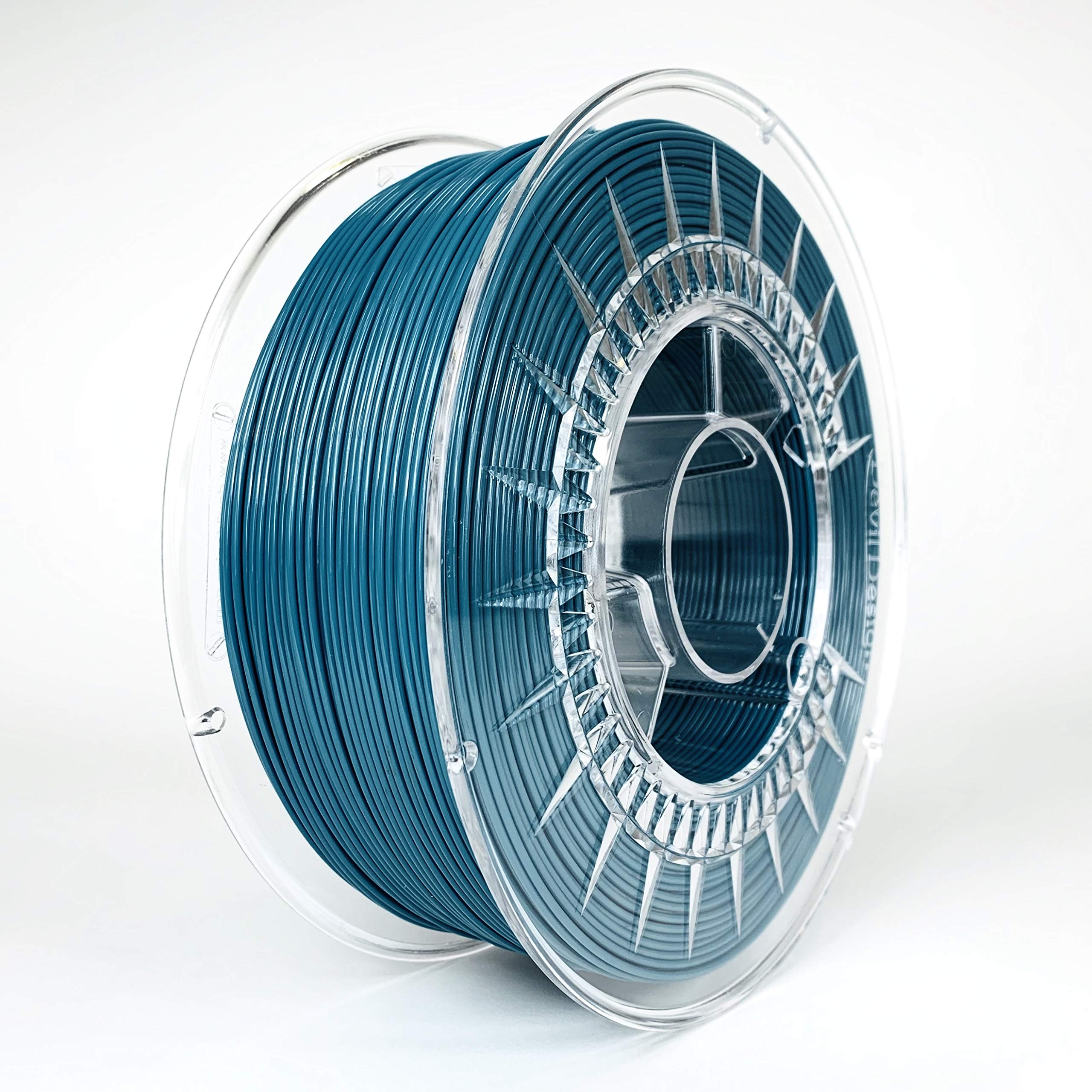 PETG – Ocean Blue – oceaniczny błękit, Devil Design 1,75 mm, filament do druku 3D, dla początkujących i zaawansowanych, najwyższa przyczepność, mały sznurek, łatwy do drukowania, odporny na