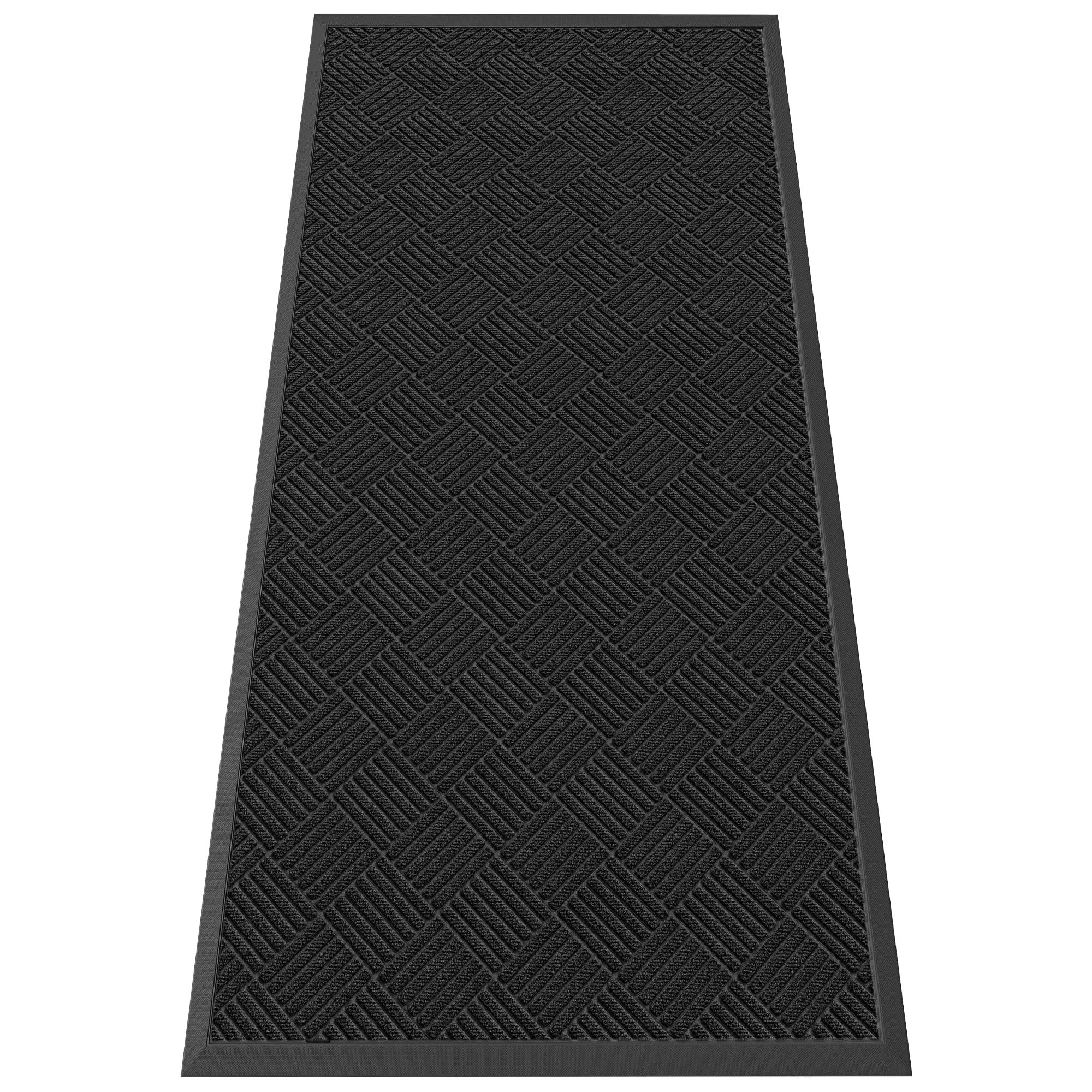 Indoor Outdoor Door Mat, 5' x 3' Doormat for Entryway, Black — Amazon image 21