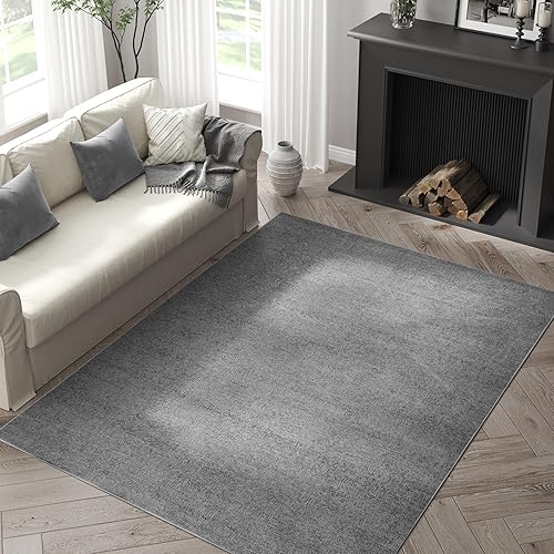 Vista 145 de jinchan Alfombra de pasillo de 2 x 6 pulgadas, lavable, moderna, abstracta, gris, con estampado múltiple, alfombra para interiores, contemporánea