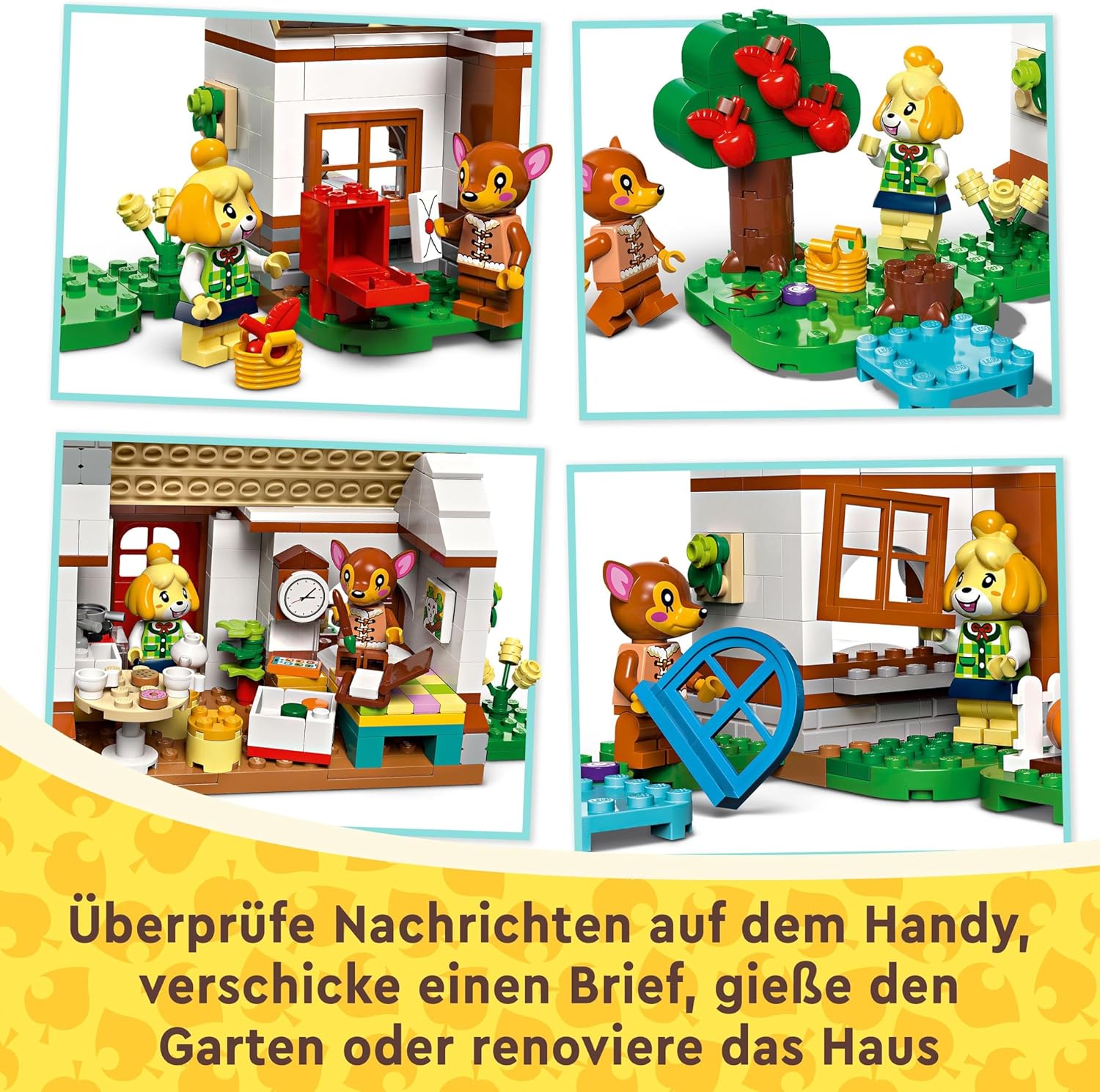 Lego Animal Crossing Isabelle's House Visit Building Set 77049
