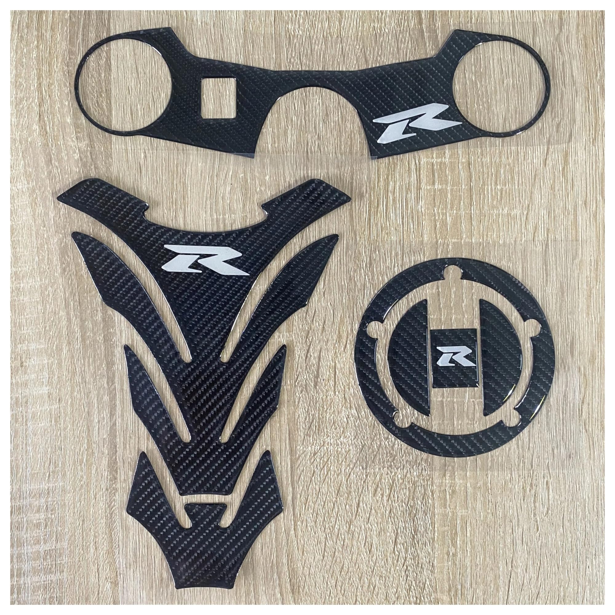 Autocollant bouchon réservoir carbone GSXR 1000 2005 2006 protection haut de gamme
