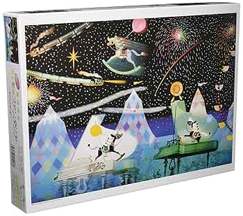 藤城清治　光と影のファンタジア　「星空の木馬の夢」ジグソーパズル　1000ピース 91GSEOdfs3L._UF350,350_QL50_.jpg