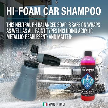 MTM Hydro PF22 Wide Mouth Snow Foam Cannon with 16 oz Car Wash Soap