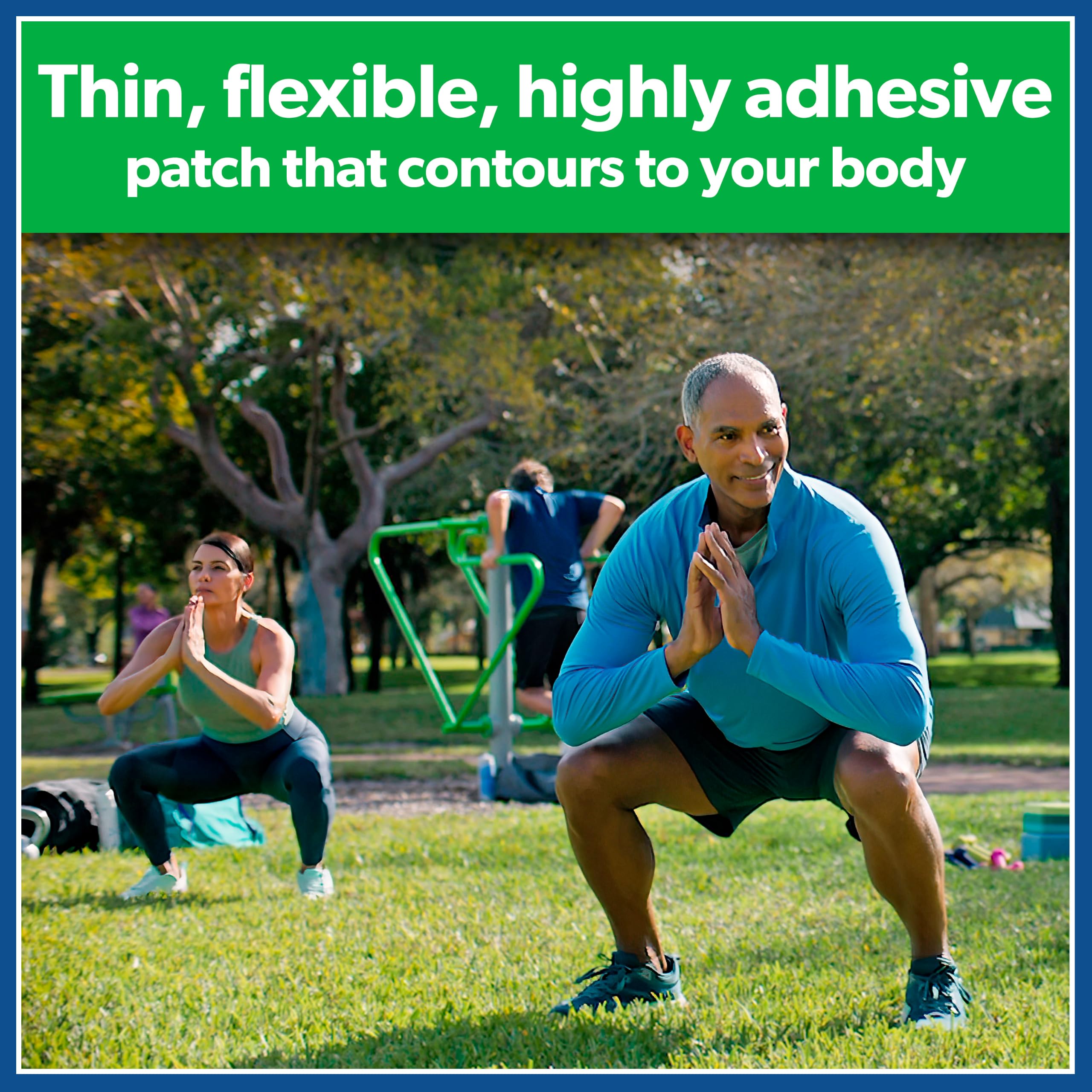 Salonpas Pain Relieving Flex Patch Lidocaine 4%, 7 Count (Pack of 1) — Amazon image 3