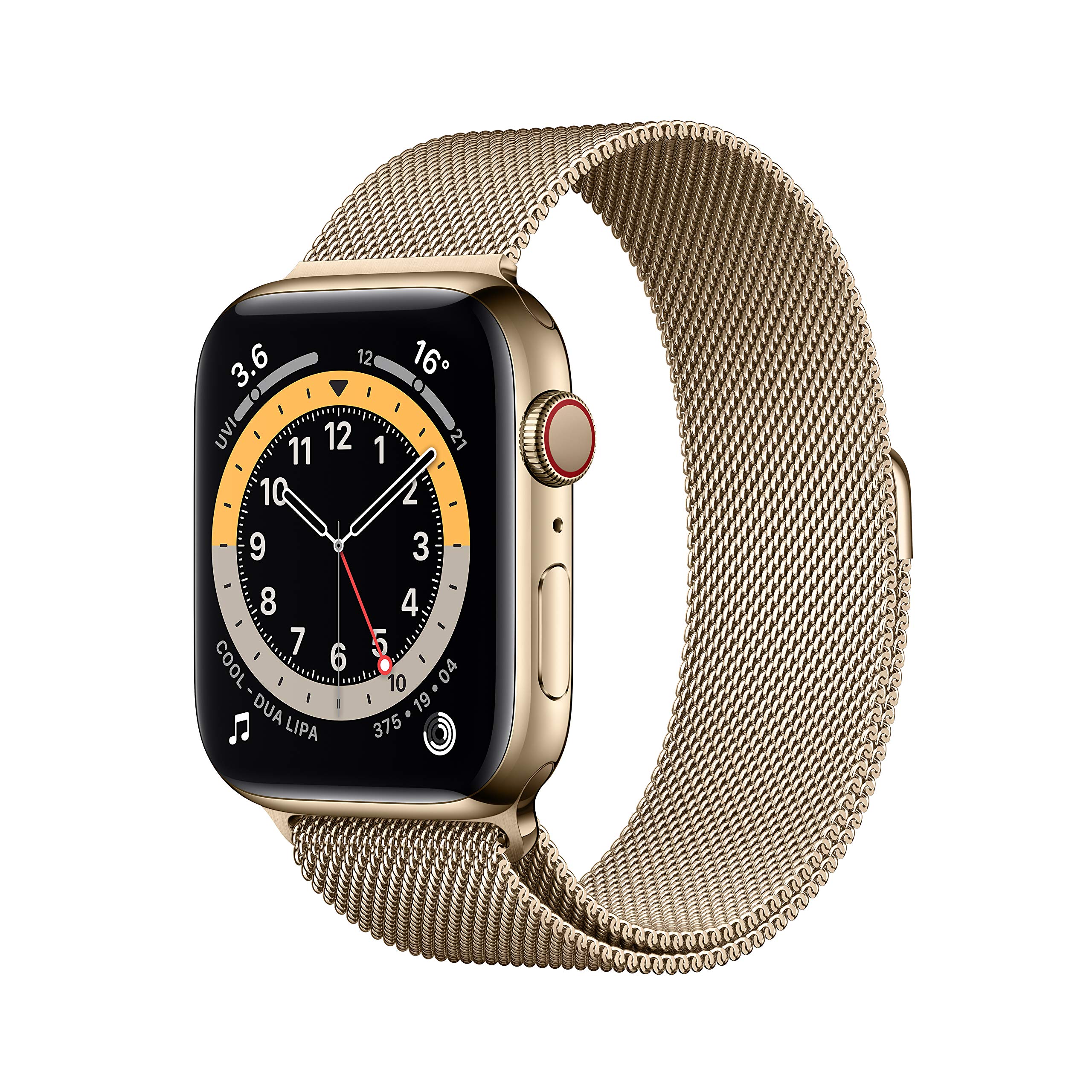 New Apple Watch Series 6 (GPS + Cellular, 44mm) - Gold Stainless  