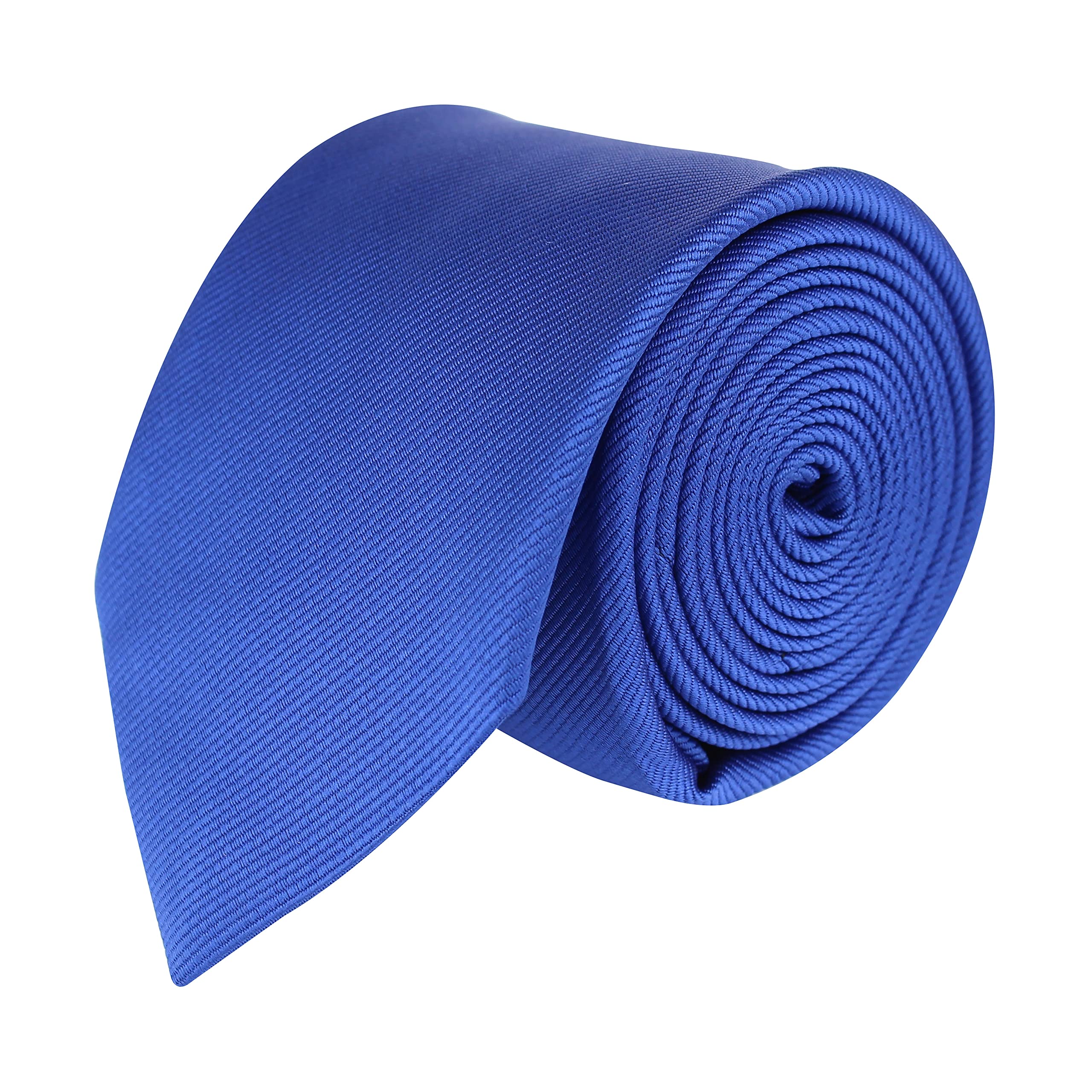 Kavove The Elegant Self Striped Blue Necktie For Men-image-36
