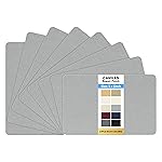 KING MOUNTAIN Canvas Repair Patch 58 Inch 8 Pcs Self-Adhesive Waterproof Fabric Patch for Sofas, Tents, Furniture,Tote Bags, Car Seats (Grey2.0)